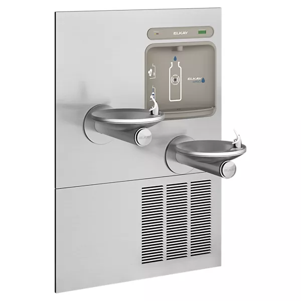 Elkay LZWS-LRPBM28K ezH2O Bottle Filling Station with Bi-Level Integral SwirlFlo Fountain Filtered, Finish - Stainless Steel