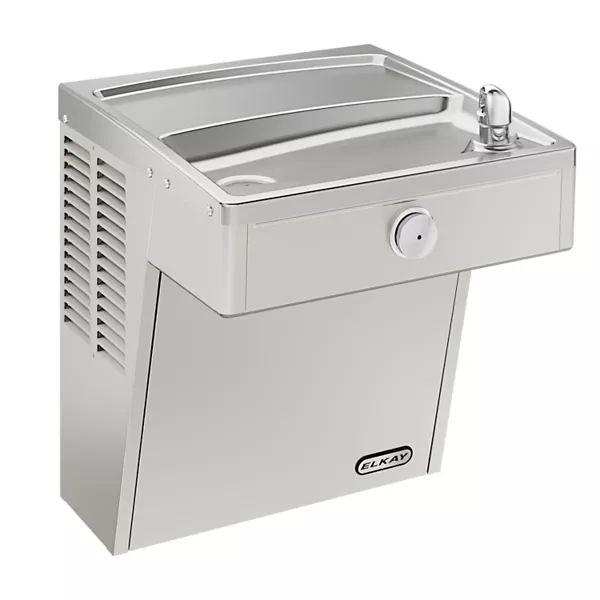 Elkay VRC8S Wall Mount Vandal Resistant ADA Cooler, Non-filtered Refrigerated, Finish - Stainless Steel