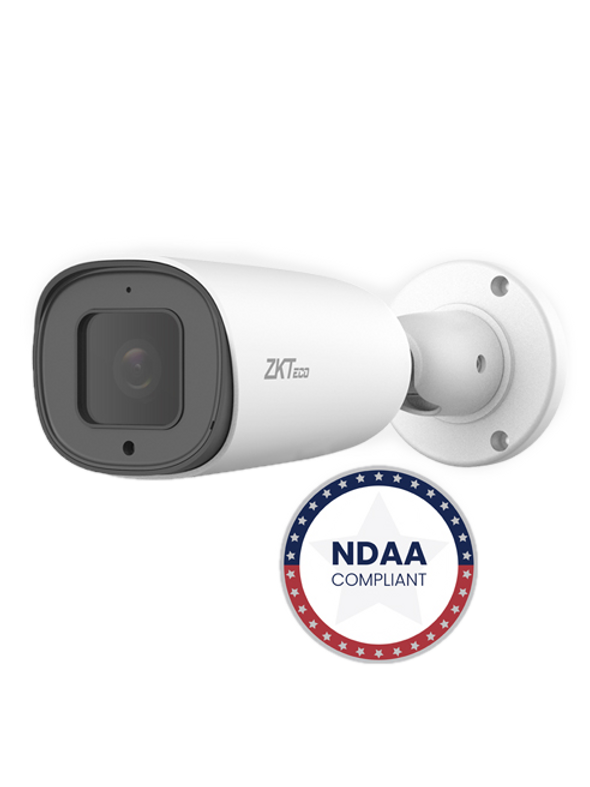 ZKTeco BL-858M48S-S8 Pro Series, Starlight Motorized Lens Face Detection Bullet IP Camera, 1/2.8" 8MP, IR Range 80m