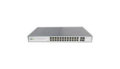 ZKTeco POE 24-Port Switch Network Management PoE Switch with 24 PoE Ports