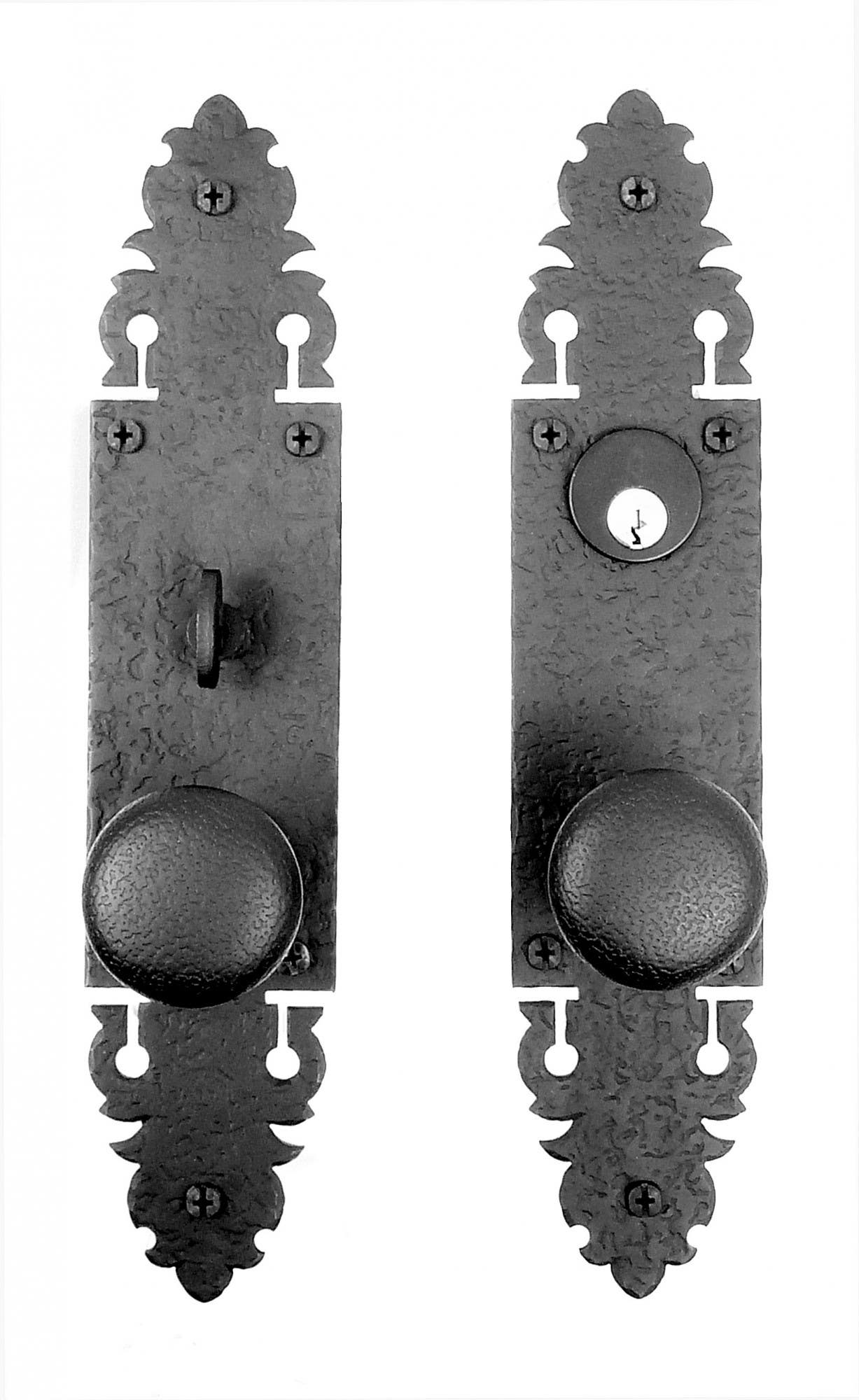 Acorn WTMBI Warwick Double Knob w/ Double Escutcheon Mortise Lock Set