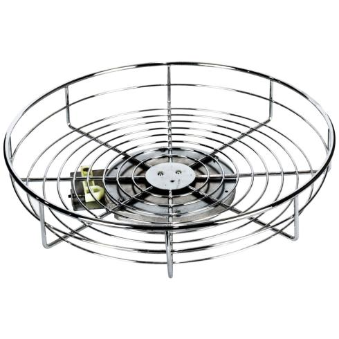 Hardware Resources MLSR18-S-R Single Shelf Lazy Susan, Finish-Polished Chrome