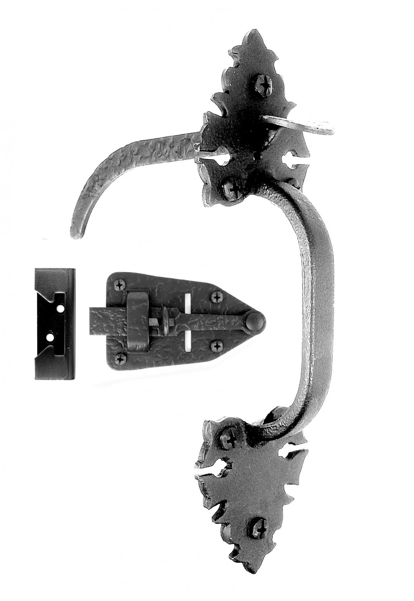 Acorn WTWBI Small Cast Warwick Handle Rim Latch Set