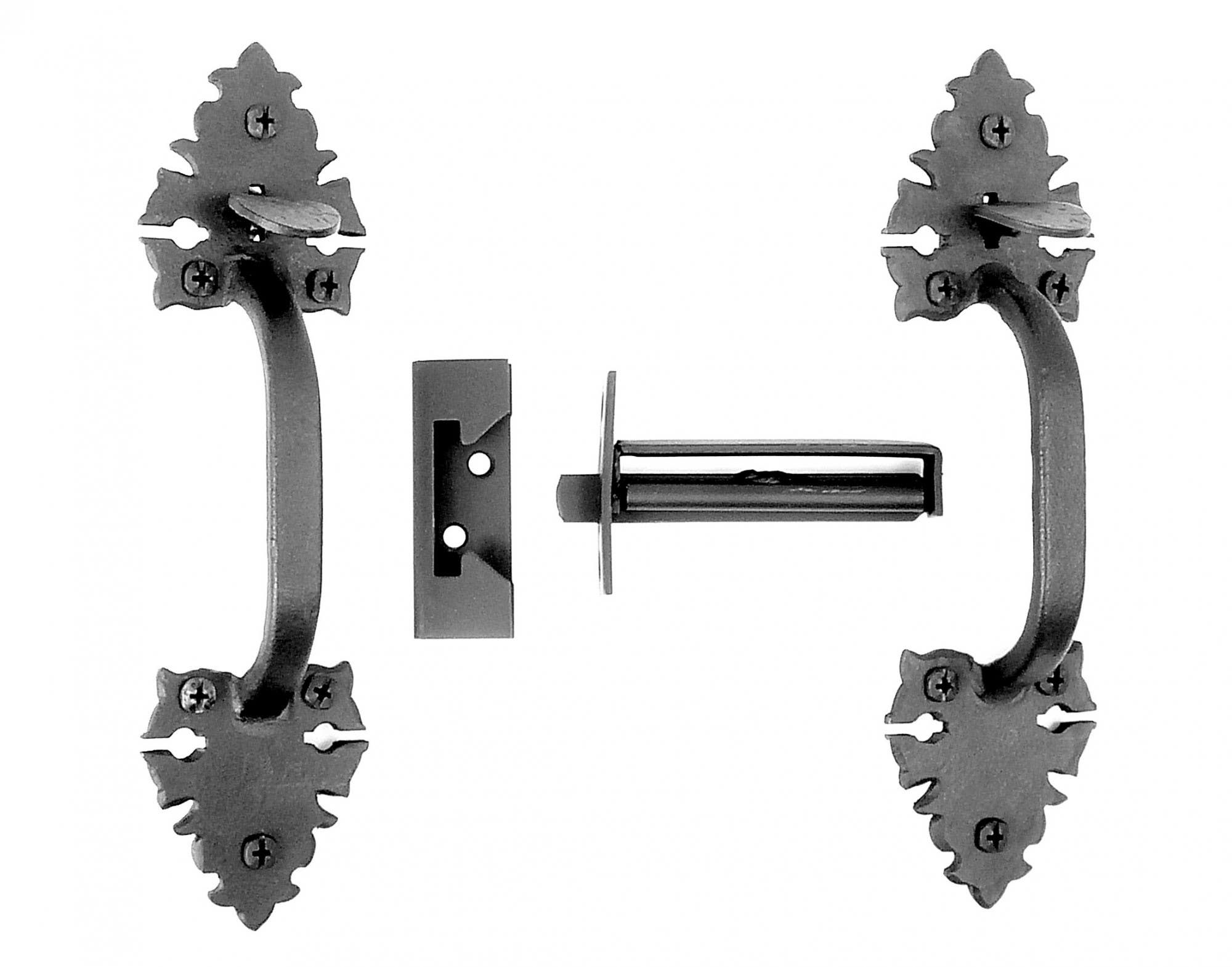 Acorn WTXBI Small Cast Warwick Double Handle Drop Latch Set