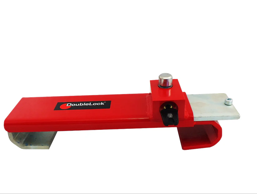 DoubleLock USA 080-110 Bull Container Lock Heavy Red