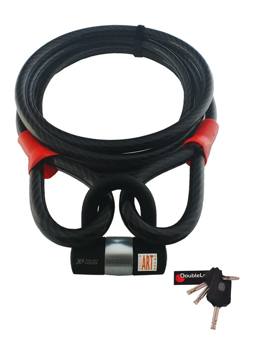 DoubleLock USA 090 Beast Cable & Shackle Lock