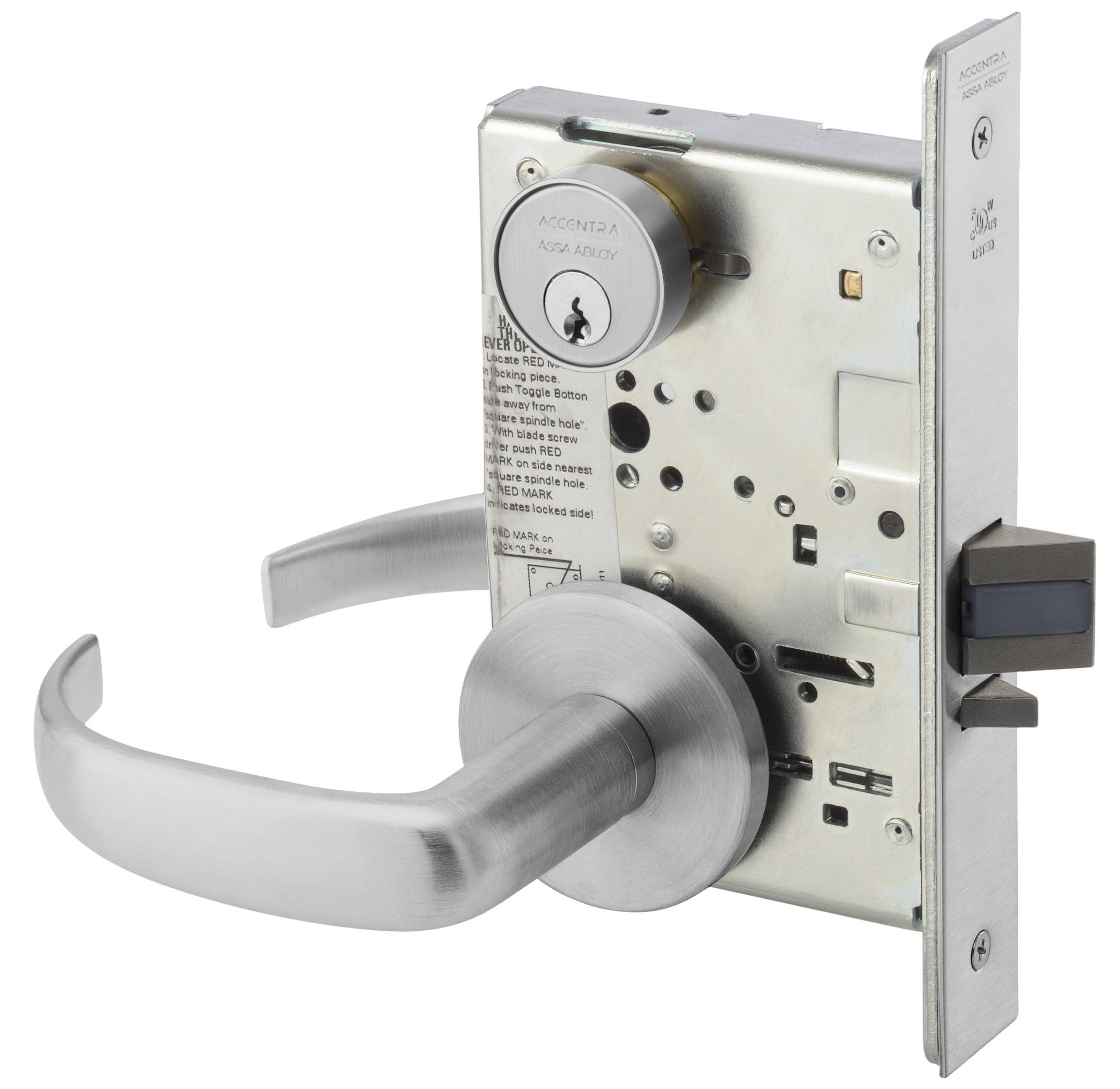 ACCENTRA (formerly Yale) 8800FL Series Mortise Lock, Standard Lever & Rose