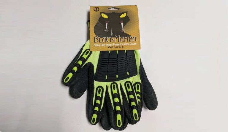 Black Mamba CPT TPR rubber cut resistant level 5 Non-Disposable Glove Pair