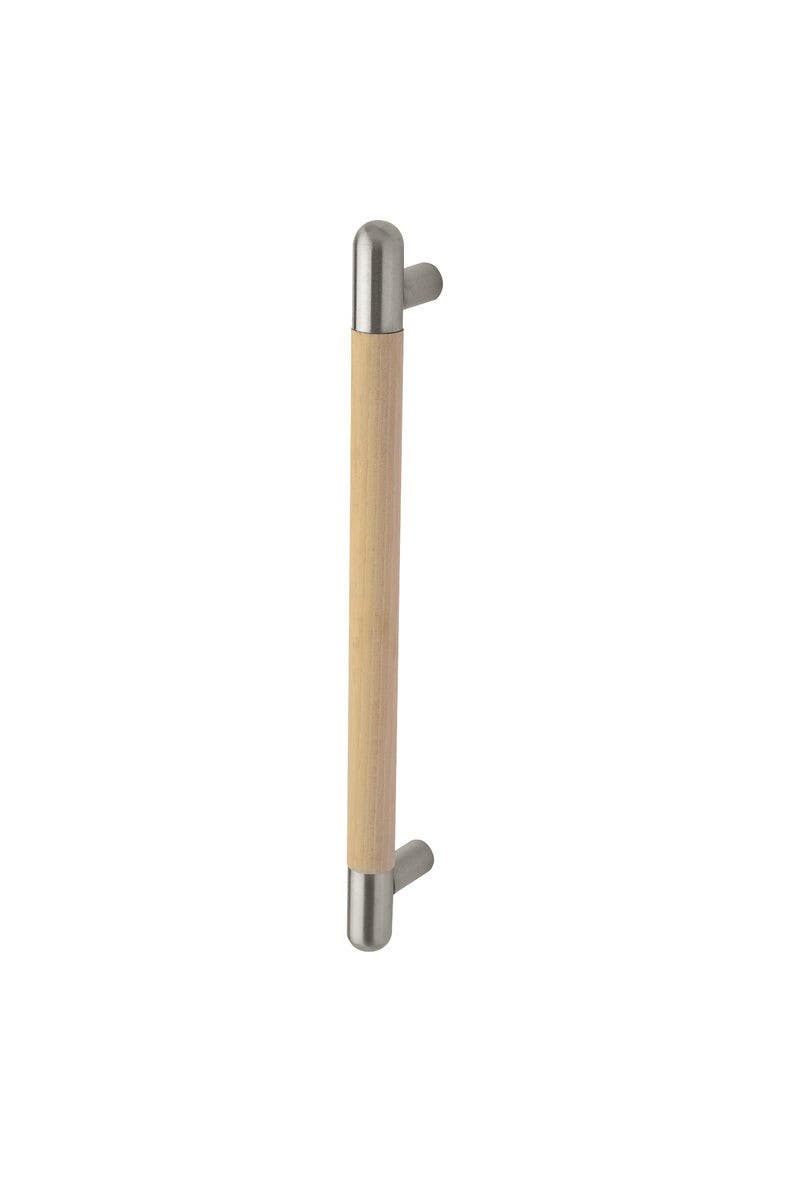 Rockwood RM1550 ArborMet, Small Door Pull, Straight - Round Ends, Wood Grip