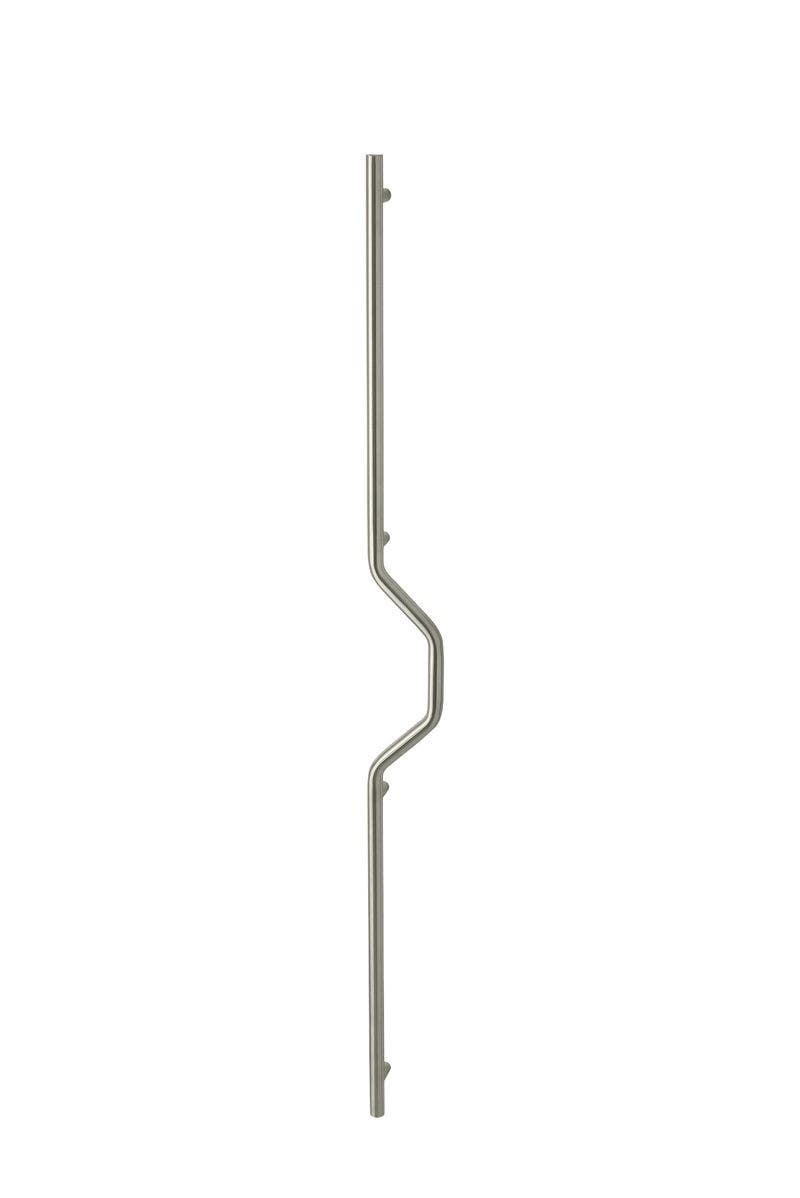 Rockwood RM2020 MegaCurve, 45 Degree Door Pull, Flat Ends