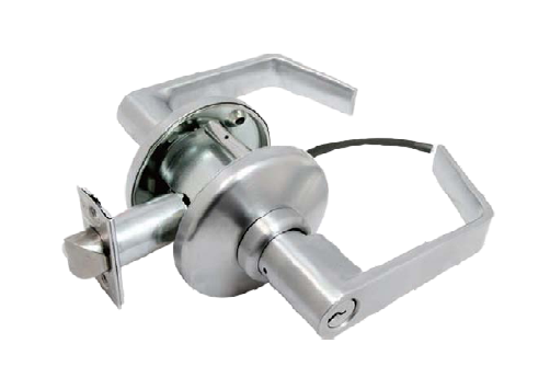 TownSteel CE-M Motorized Electrified Grade 1 Cylindrical Lockset, Finish - Satin Chrome