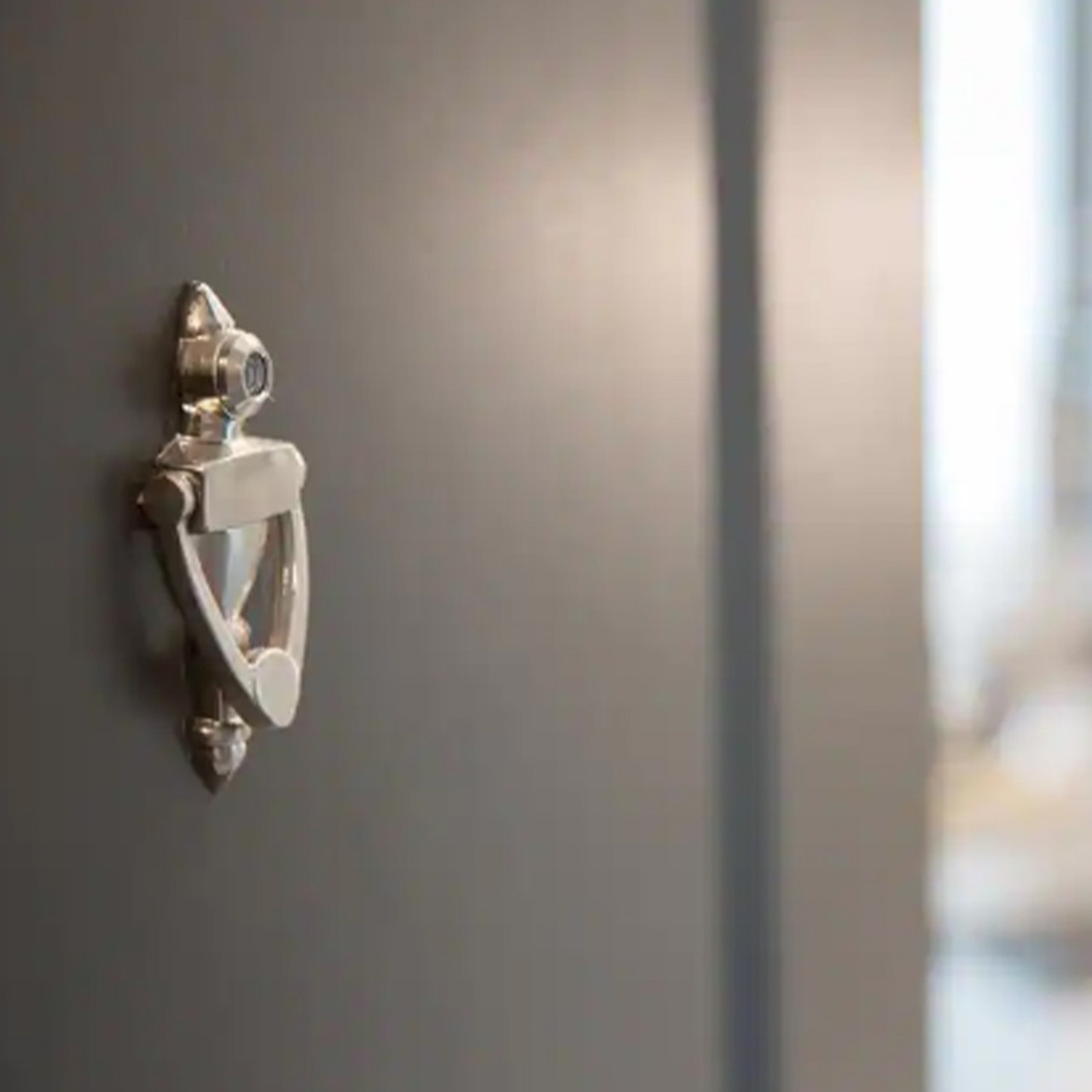 Delaney 400 4" Door Knocker w/ 160 degree UL Viewer