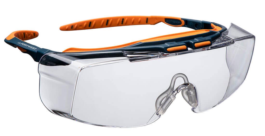 Portwest PS24 Peak OTG Safety Glasse