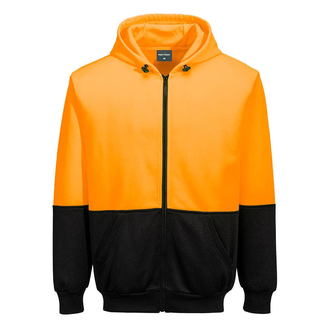 Portwest UB327 Hi-Vis Two-Tone Zip Hoodie