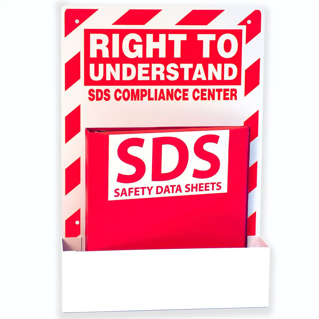 ZING 6039 Eco GHS-SDS Single Station, 1 Binder, Recycled Aluminum