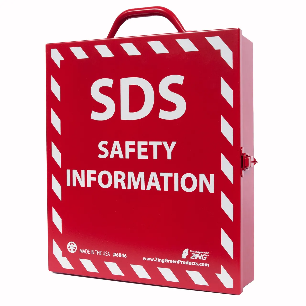 ZING 6046 Eco GHS-SDS Portable Document Case, Recycled Stainless Steel