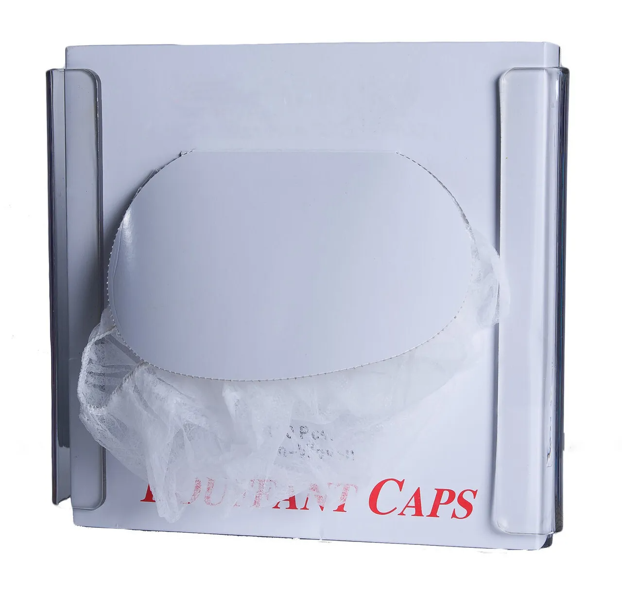 ZING 7305 Eco Bouffant Cap Dispenser, Single Box, Clear Recycled Plastic, 9"Hx10"Wx4"D