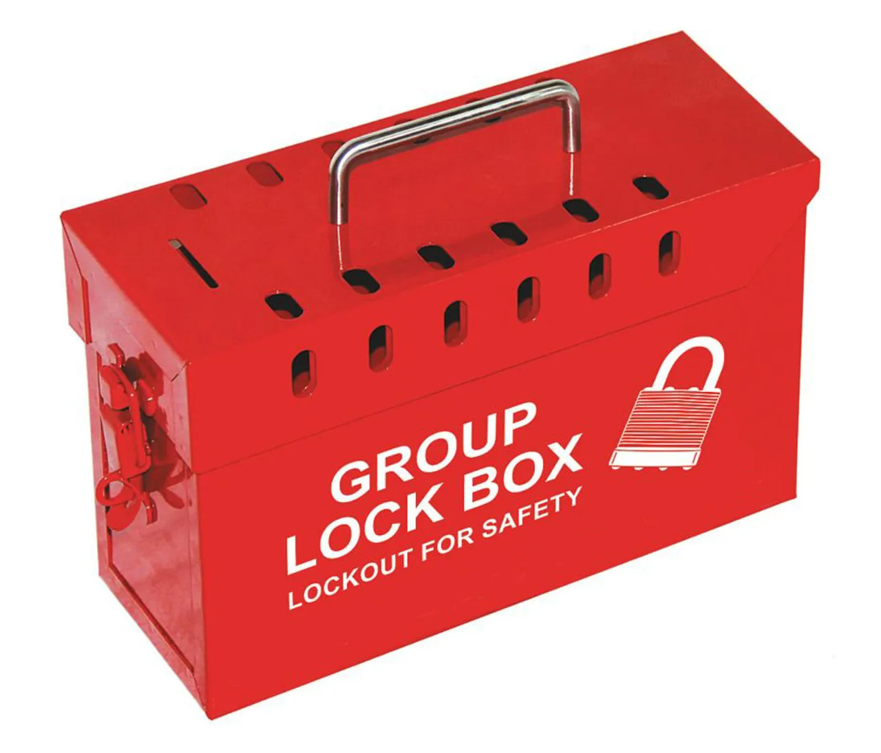 ZING 7299 Group Lockout Box, 13-Hole, Steel