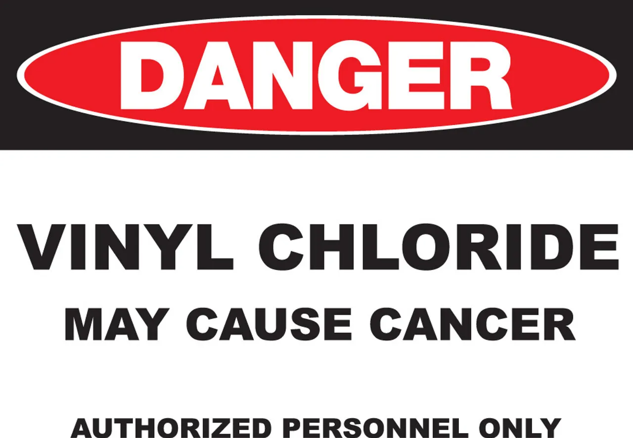 ZING 2664 Eco GHS Sign, DANGER, Vinyl Chloride, 10 H"x 14 W"