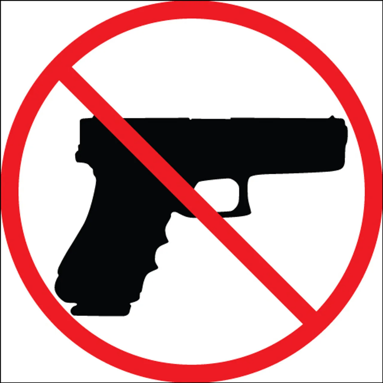 ZING Concealed Carry Sign, Kansas, 8Hx8W