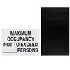 ZING Eco Safety Sign, Maximum Occupancy Not to Exceed