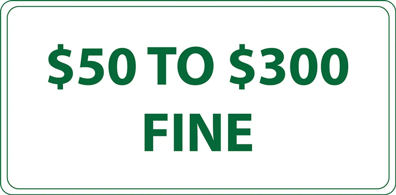 ZING 2694 Eco Parking Sign, Handicapped Parking Fine, Missouri, 6Hx12W, Engineer Grade Prismatic, Recycled Aluminum