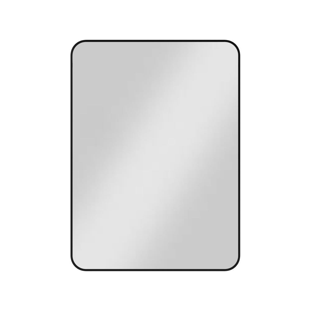 Jeffrey Alexander VMIR-METR-22 Rounded Rectangle Metal Frame Mirror, 22" W x 1" D x 30" H