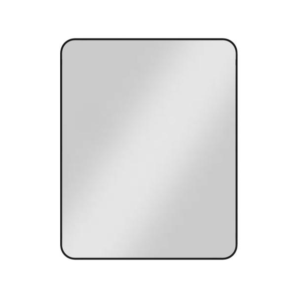 Jeffrey Alexander VMIR-METR-24 Rounded Rectangle Metal Frame Mirror, 24" W x 1" D x 30" H