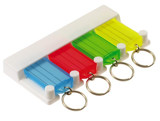 Lucky Line 6054 4-Key Tag Rack