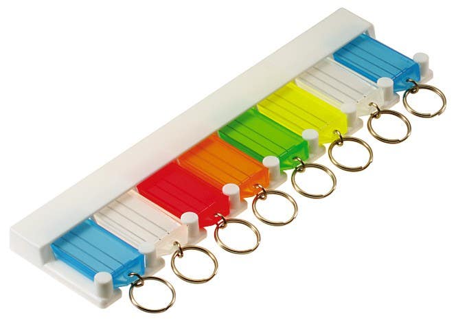 Lucky Line 6058 8-Key Tag Rack