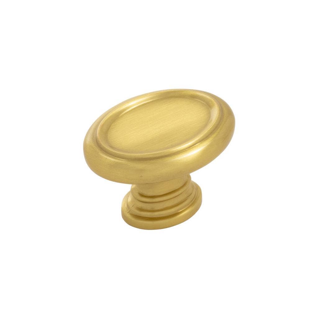 Belwith Keeler B079930 Berkshire Cabinet Oval Knob, 1-1/2" L x 1-1/8" W
