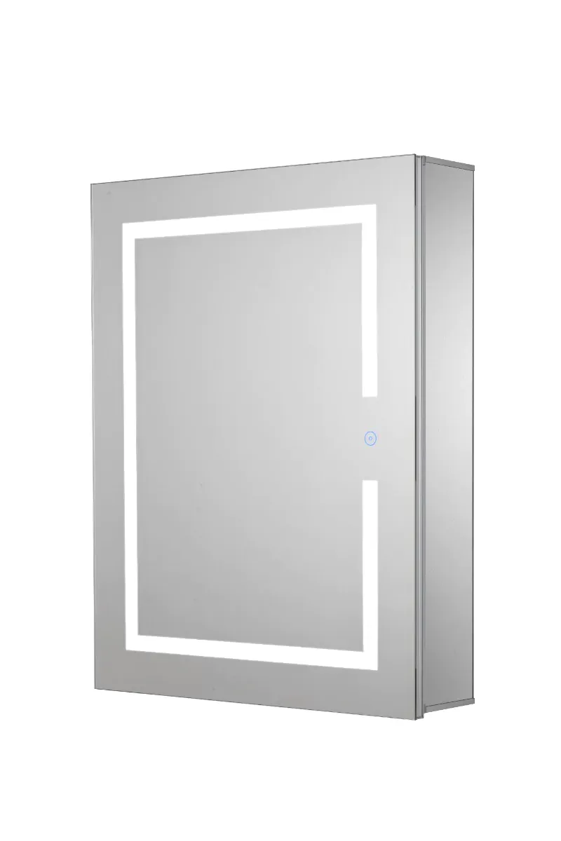 Croydex WC171469USE Vandalia 24 x 30 Illuminated Aluminum Medicine Cabinet