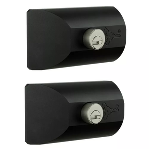 MUL-T-Lock MVP1000SET Heavy Duty Commercial Vehicle Lock, Finish-Black, 2-Pack
