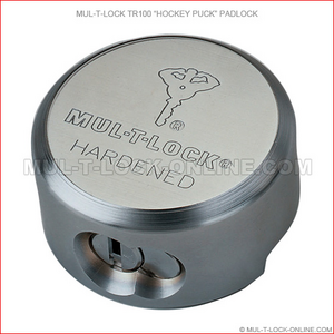 MUL-T-Lock TR100 Hockey Puck Padlock