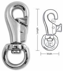 A634 Tough Links Animal Tie Snap, Swivel Eye