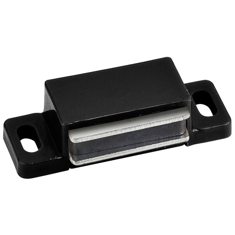 Hardware Resources 50637 Single Magnetic Catch, Finish-Black, Bulk Pack