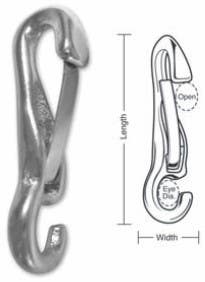 Tough Links A6 All-Purpose Snaps, Open Eye