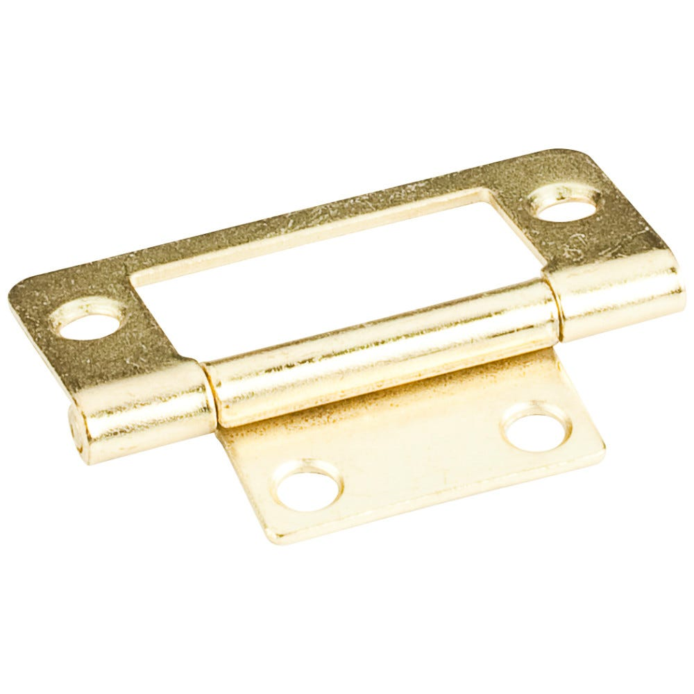 Hardware Resources 9800 Fixed Pin Flat Back Non-Mortise Shutter Hinge, 50 Pcs.