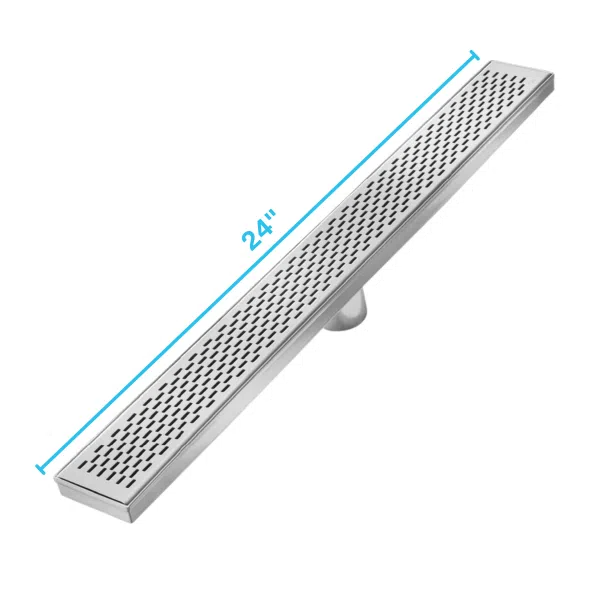 QM Drain 33.300. Delta Delmar Standard Length Plain Edge Linear Drain