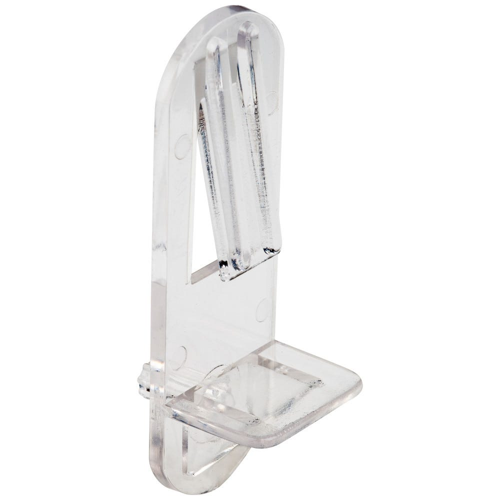 Hardware Resources 870 Clear 1/4" Pin Shelf Lock, 1,750 Pcs.