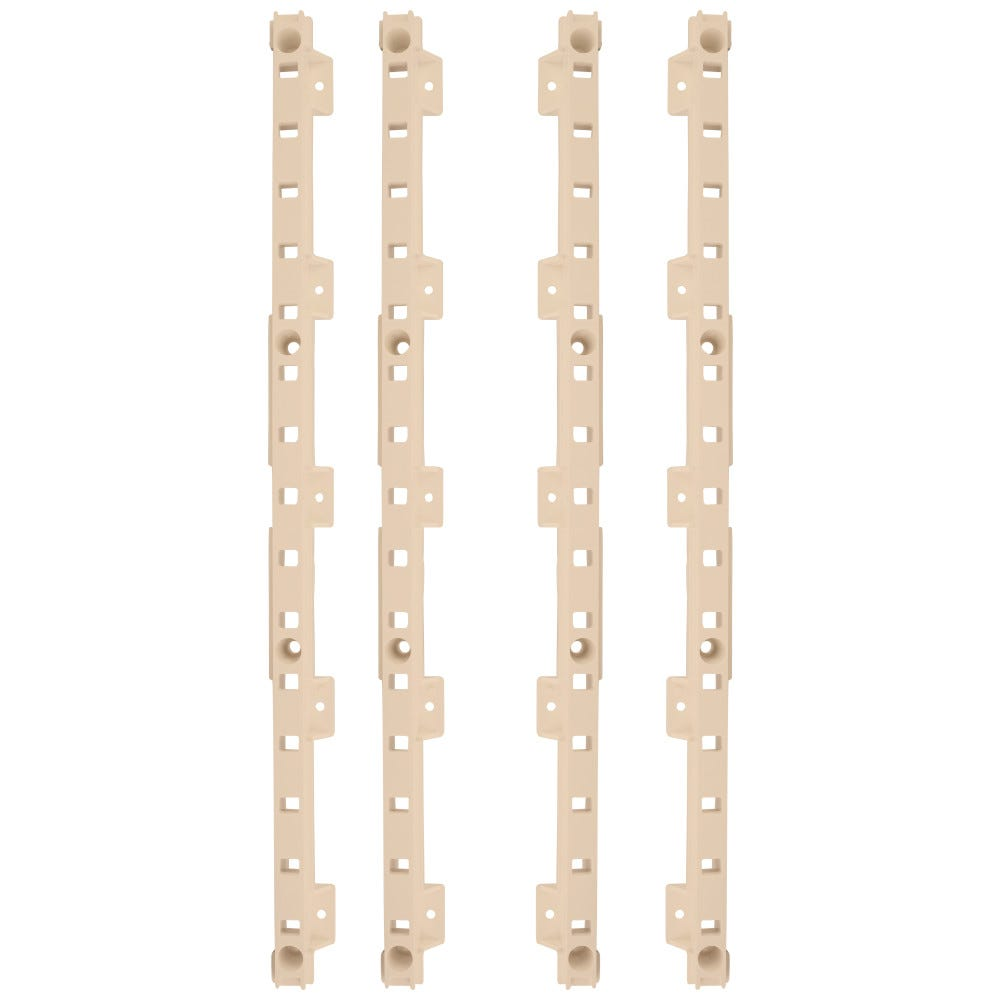 Hardware Resources B5 Quick Tray Pilasters w/ 8 Hook Dowels & Screw, Pack Of 4