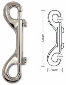 A690 Tough Links 4" Double Slide Bolt Snaps