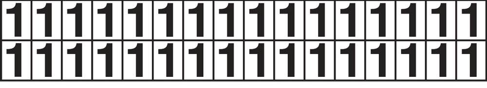 AccuformNMC NCH60 Accessories, Individual Letter And Number Markers, Adhesive Vinyl