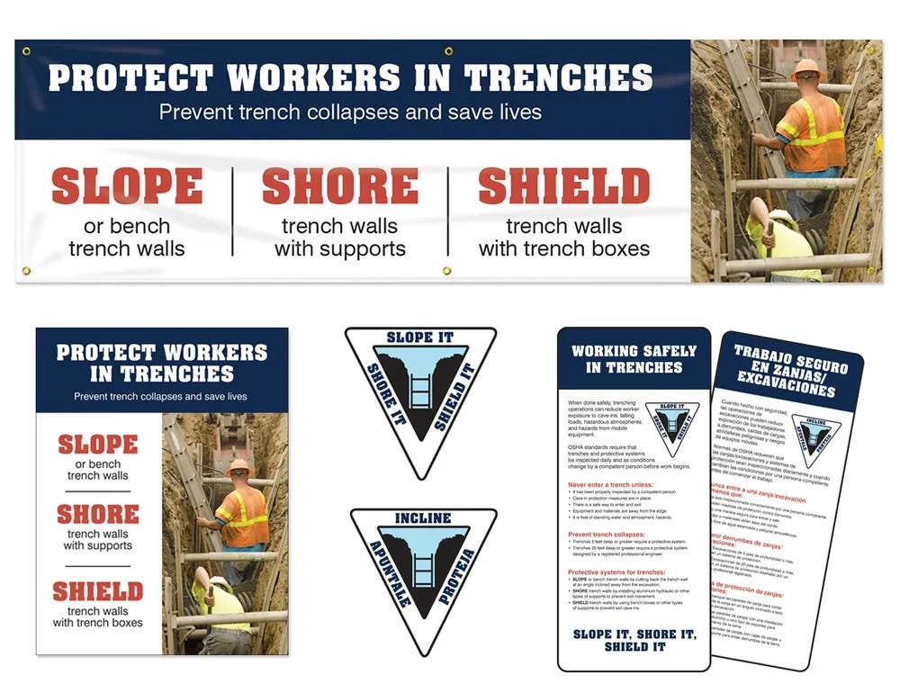 AccuformNMC OTR100 OSHA NEP Trenching Initiative Kit