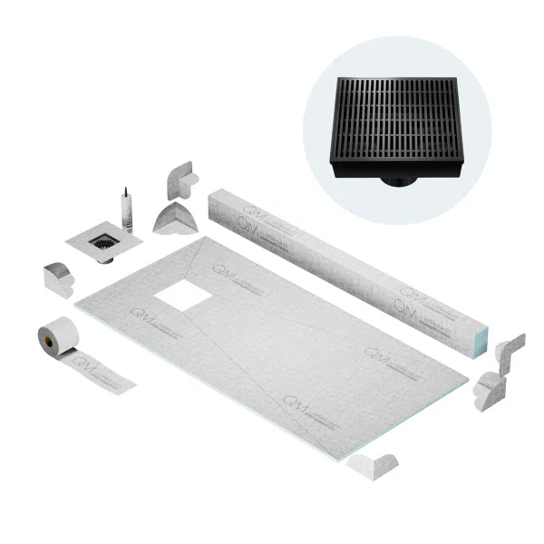 QM Drain 55.110.SQ. Shower Waterproofing Kit