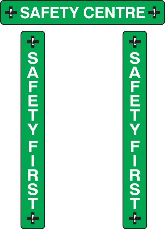 AccuformNMC PBR415 RAMS Board Title Plaque Sets, Safety Centre, Dura-Plastic