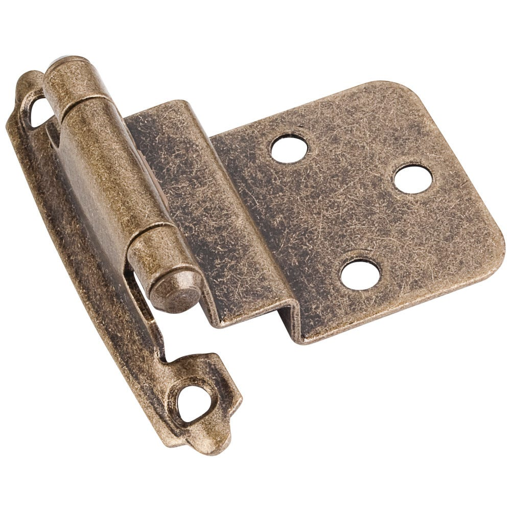 Hardware Resources H5922BB 3/8" Inset Self-Closing, Finish-Burnished Brass, Box Of 175