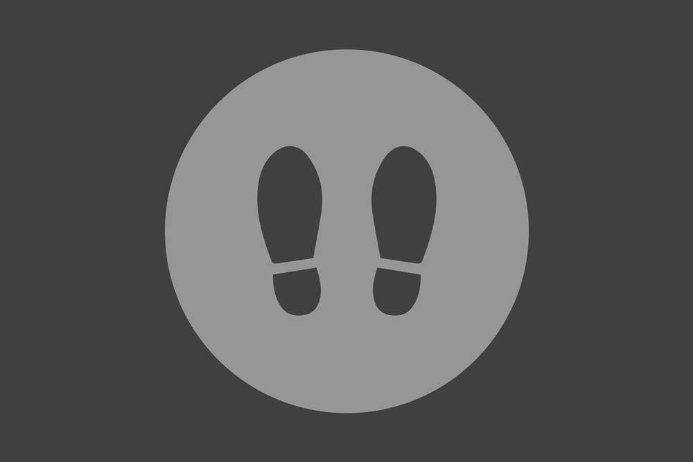 AccuformNMC PMM Notrax, Message Mat, Image Of Feet