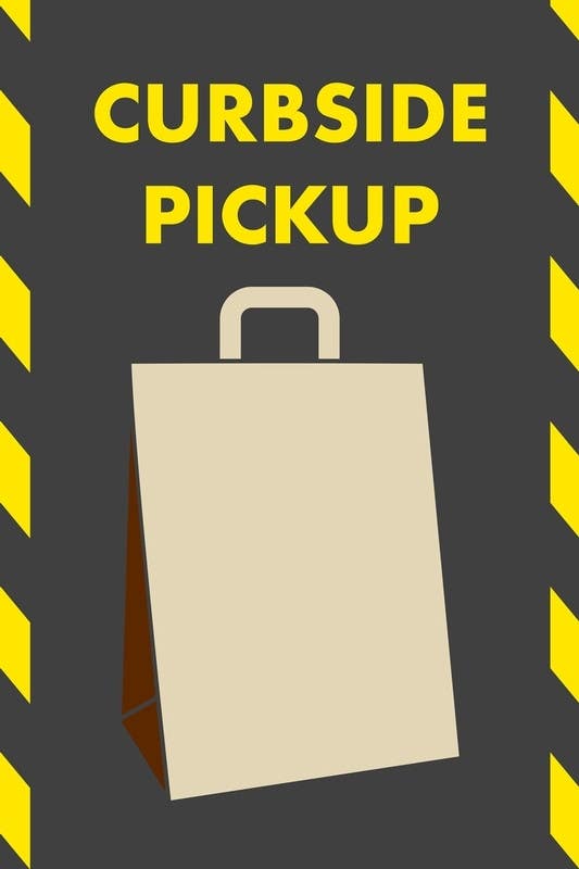 AccuformNMC PMM1 Notrax, Message Mat, Curbside Pickup