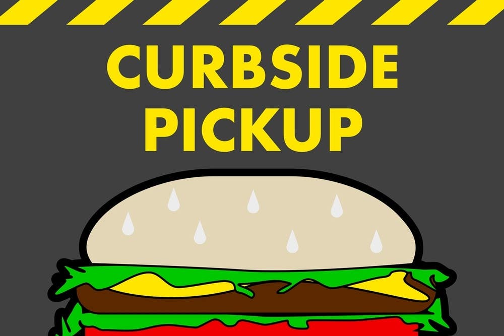 AccuformNMC PMM16 Notrax, Message Mat, Curbside Pickup w/ Image